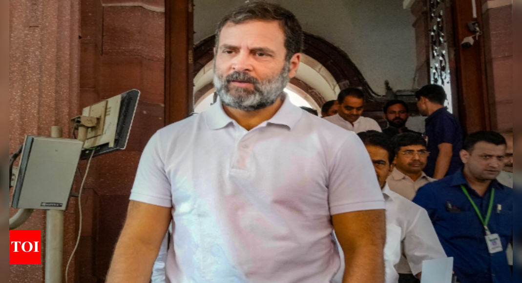 Rahul Gandhi Defamation Case Can He Be Disqualified From Lok Sabha India News Times Of India