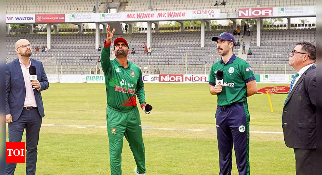Ireland 79/7 in 21.2 Overs | Bangladesh vs Ireland, 3rd ODI Live Cricket Score  – The Times of India