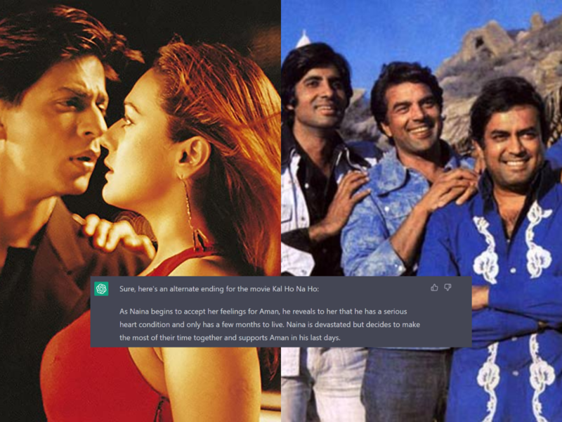 Chat GPT suggests alternate endings for these iconic Bollywood movies