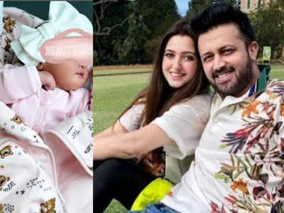 Atif Aslam and wife Sara Bharwana become parents to a baby girl, the singer shares the first glimpse - Pic inside