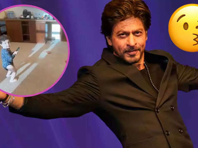 Shah Rukh Khan adorably reacts to the video of Irfan Pathan's son dancing to 'Jhoome Jo Pathaan'. WATCH!