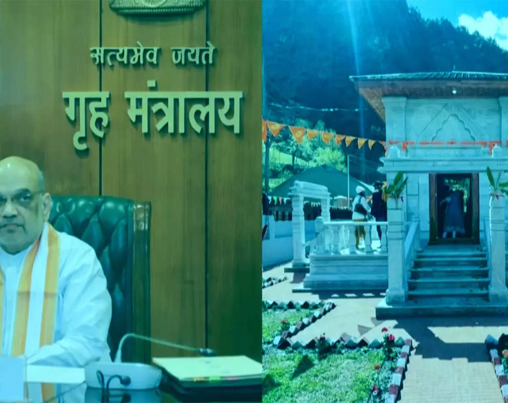 
J&K: HM Amit Shah e-inaugurates Mata Sharda Temple in Kupwara
