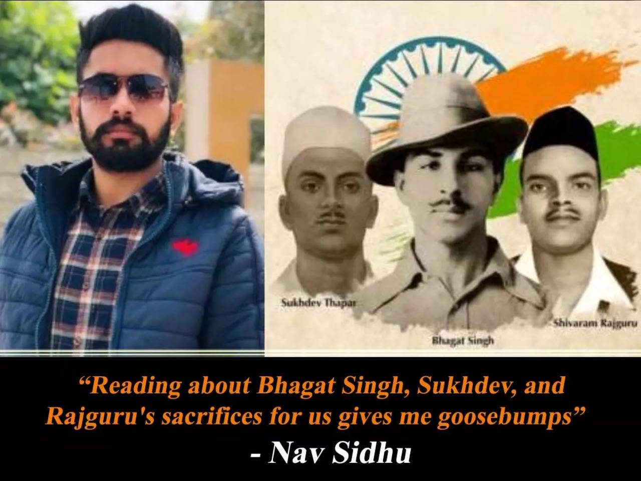 Nav Sidhu on Shaheed Diwas: The youth should remember that the ...