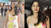 Janhvi Kapoor turns heads at airport in floral outfit; obliges fans with selfies