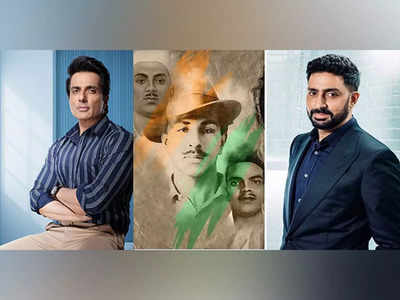 Sonu Sood to Abhishek Bachchan pay tributes to Bhagat Singh, Sukhdev, Rajguru on Shaheed Diwas