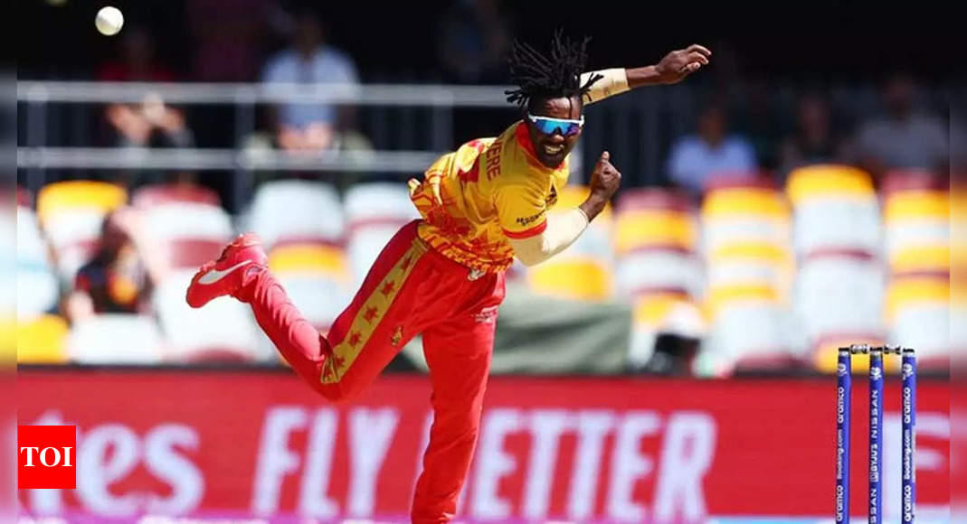Wessly Madhevere claims hat-trick as Zimbabwe beat Netherlands by one run in a thriller | Cricket News – Times of India