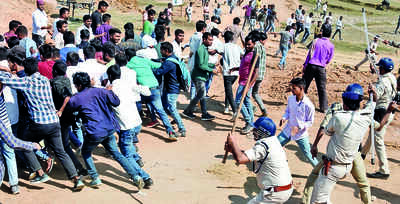 Ranchi: Many hurt as students clash with police during protest over job policy