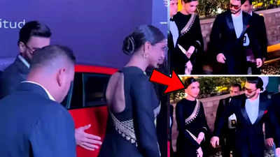 VIRAL VIDEO! Deepika Padukone refuses to hold Ranveer Singh's hand, fans concerned
