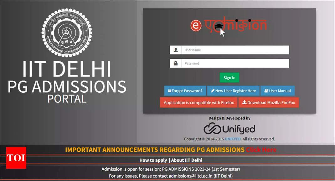 IIT Delhi Admission Process and Criteria 2019-21