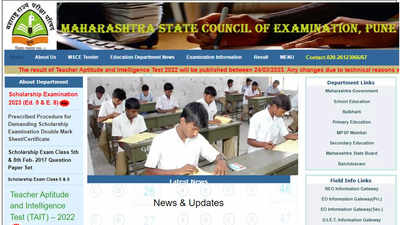 Maharashtra TAIT Exam Result 2023 released at mscepune.in, check here