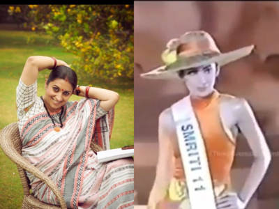 Smriti Irani’s old ramp walk video from her Miss India days goes viral; watch