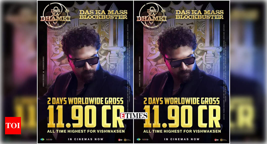 Das Ka Dhamki' Day 3 Box-office collections: The film is said to be the  highest grosser for Vishwak Sen in his career!