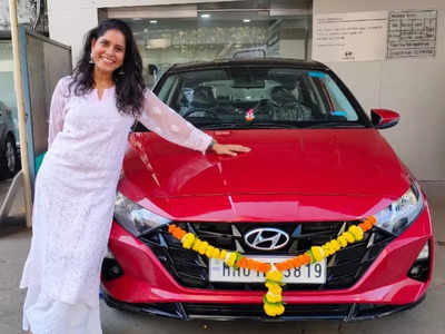 Sahakutumb Sahaparivar actress Nandita Patkar buys a luxurious car, says, "Scared of red colour but why not begin the new year with the thing that scares you the most"