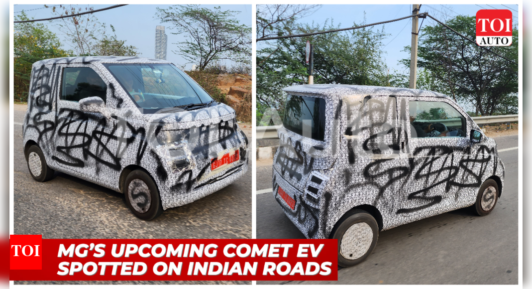 Mg comet ev mg comet ev caught testing in india details about this