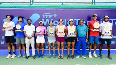 Nainika-Aanya Choubey lift ITF World Tour Tennis girls doubles title