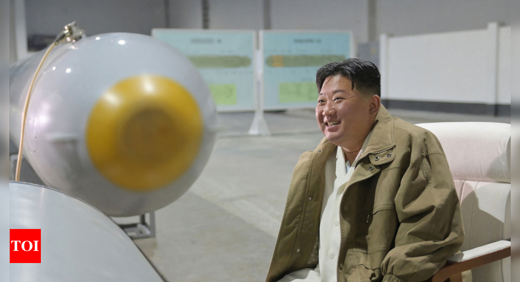 Kim Jong-Un tests undersea drone, warns of ‘radioactive tsunami’ – Times of India