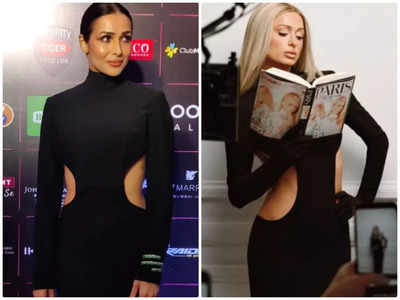 Who wore it better? Malaika Arora makes heads turn in cut-out dress Paris Hilton rocked last week
