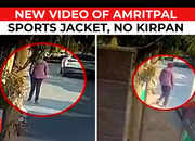 Latest CCTV visuals of Amritpal Singh: Pink turban, western clothes, no kirpan in Patiala