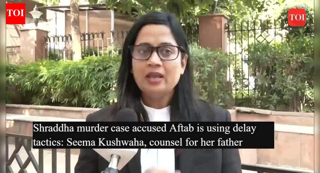 aftab: Shraddha murder case accused Aftab was using delay tactics ...