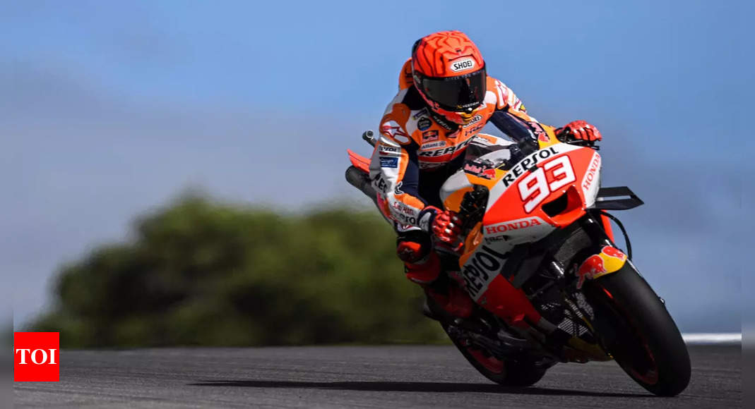 Portuguese Grand Prix: Honda’s Marc Marquez storms to pole in season opener | Racing News – Times of India