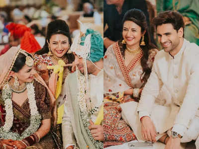 Divyanka Tripathi and Vivek Dahiya share happy family photos from sister's wedding; couple looks gorgeous as ever