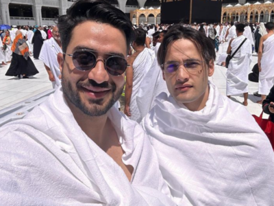 Aly Goni and Asim Riaz perform first Umrah in Mecca; share their joy with the world