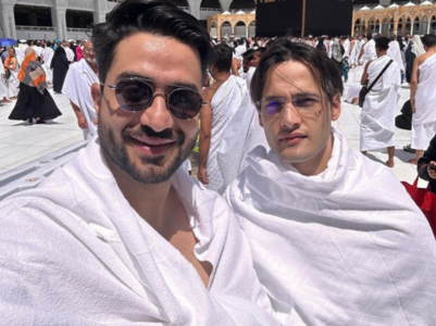 Aly and Asim perform first Umrah in Mecca