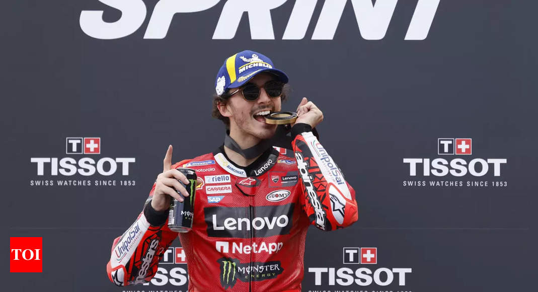 Francesco Bagnaia wins first ever MotoGP sprint | Racing News – Times of India