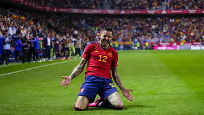 Late Joselu double helps Spain beat Norway 3-0 in Euro qualifier