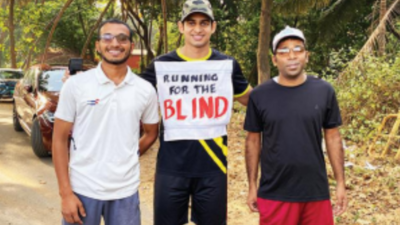 Caranzalem youth runs 4 miles every 4 hours for 48 hours to raise Rs 5 lakh for NAB
