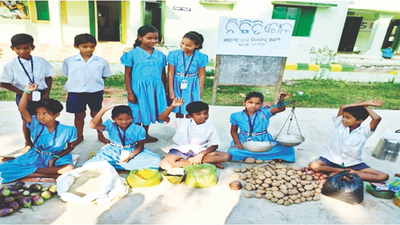 Mock markets in Kandhamal schools to teach maths