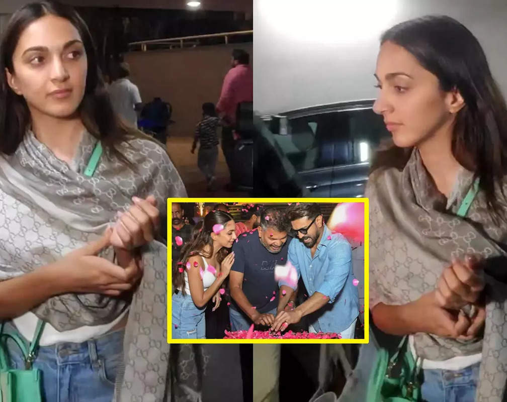
Kiara Advani gets papped at airport after celebrating Ram Charan's birthday a day early on 'RC 15' sets
