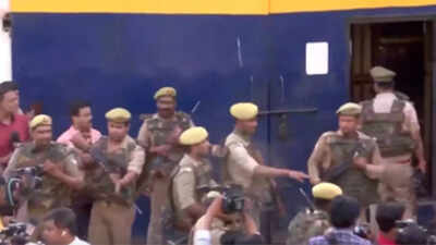 UP police take mafia-turned-politician Atiq Ahmed to Prayagraj from Gujarat's Sabarmati jail for court appearance