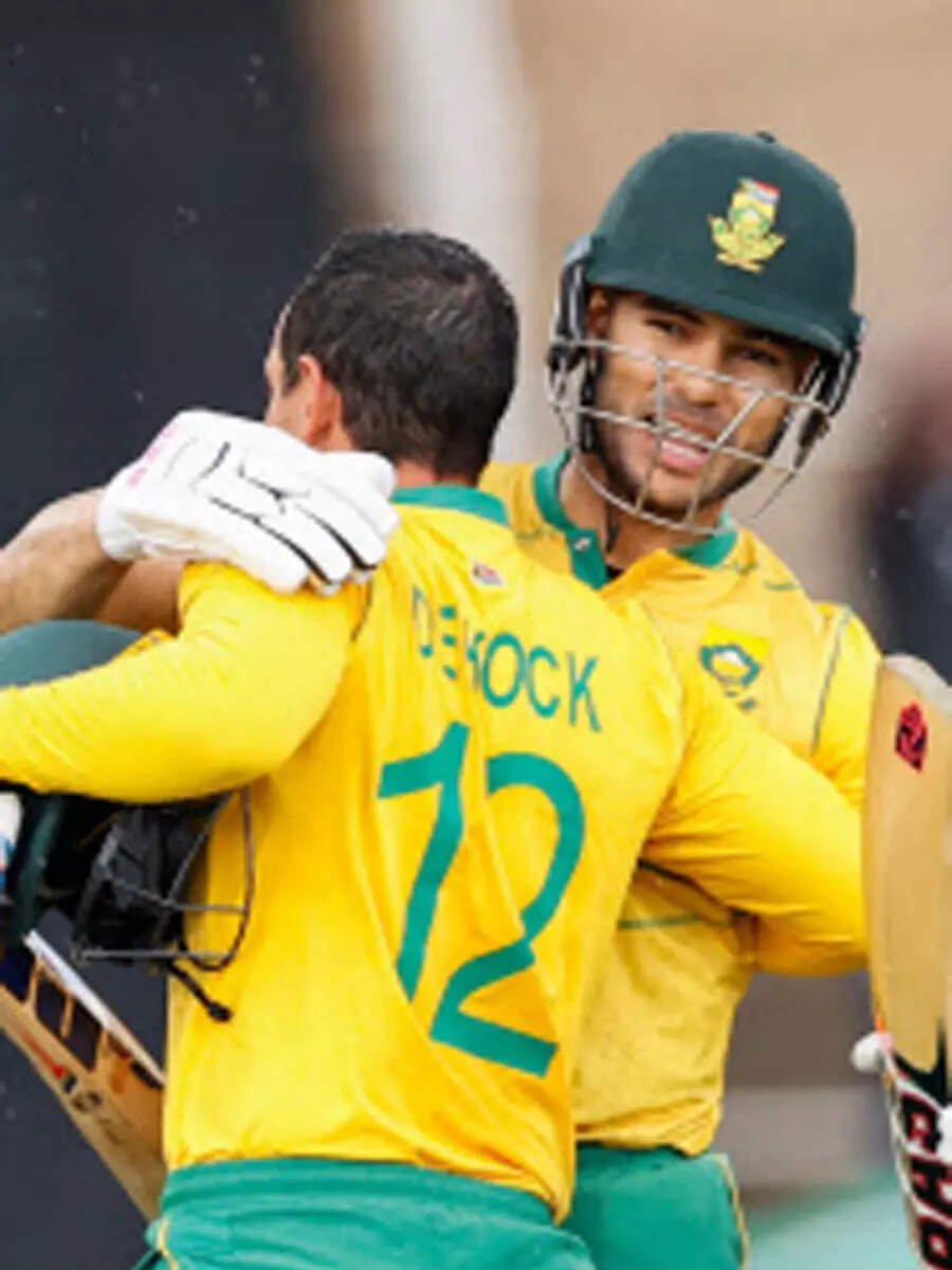 South Africa record highest successful run chase in T20Is | Times of India