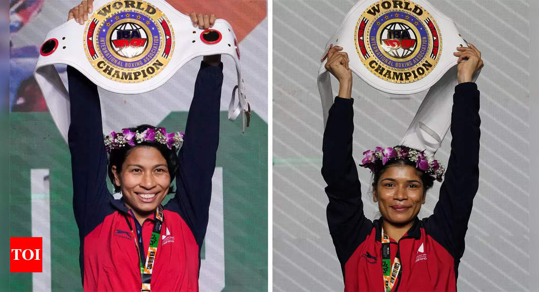 PM Modi congratulates Lovlina, Nikhat for winning gold at World Boxing Championships | Boxing News – Times of India