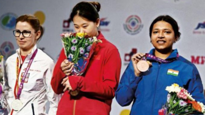 Sift Kaur Samra shoots bronze as India take second spot at ISSF world shooting