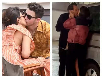 Celebrities caught kissing in public