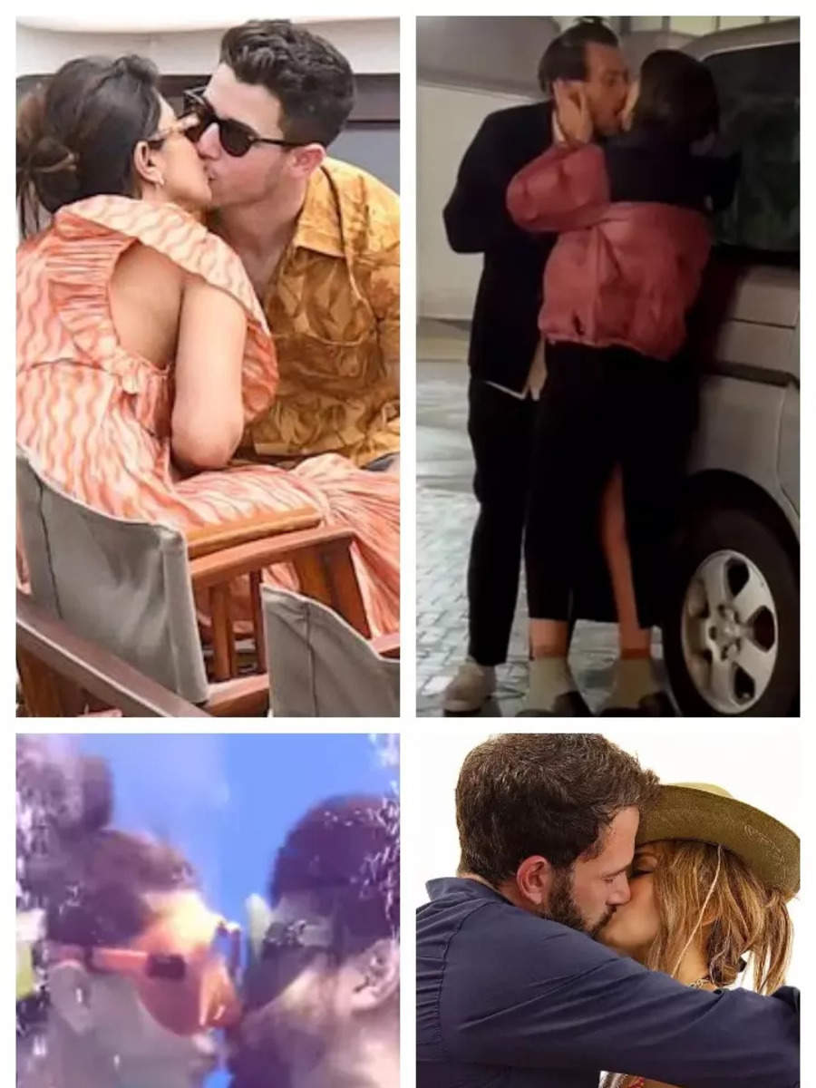 Bollywood celebs kissing in public