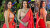 40-yr-old Bhojpuri actress Monalisa's wet look in red saree