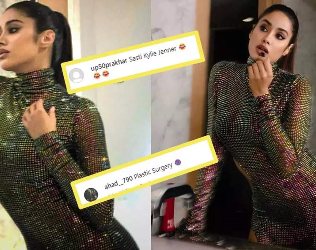 
'Sasti Kylie Jenner': Janhvi Kapoor gets brutally TROLLED for flaunting her curves in body-hugging gown with a thigh-high slit
