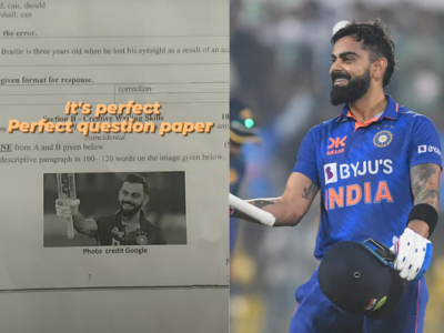 ‘The Perfect Question’: Class 9th Exam Paper has a question based on Virat Kohli’s comeback century