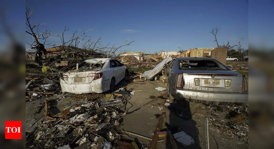 Mississippi: USA: Beängstigende Erholung im tornadoverwüsteten Mississippi im Gange