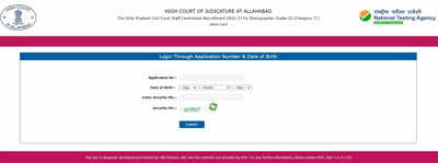 Allahabad HC Admit Card 2023 Released for Stenographer Grade 3 Exam on recruitment.nta.nic.in