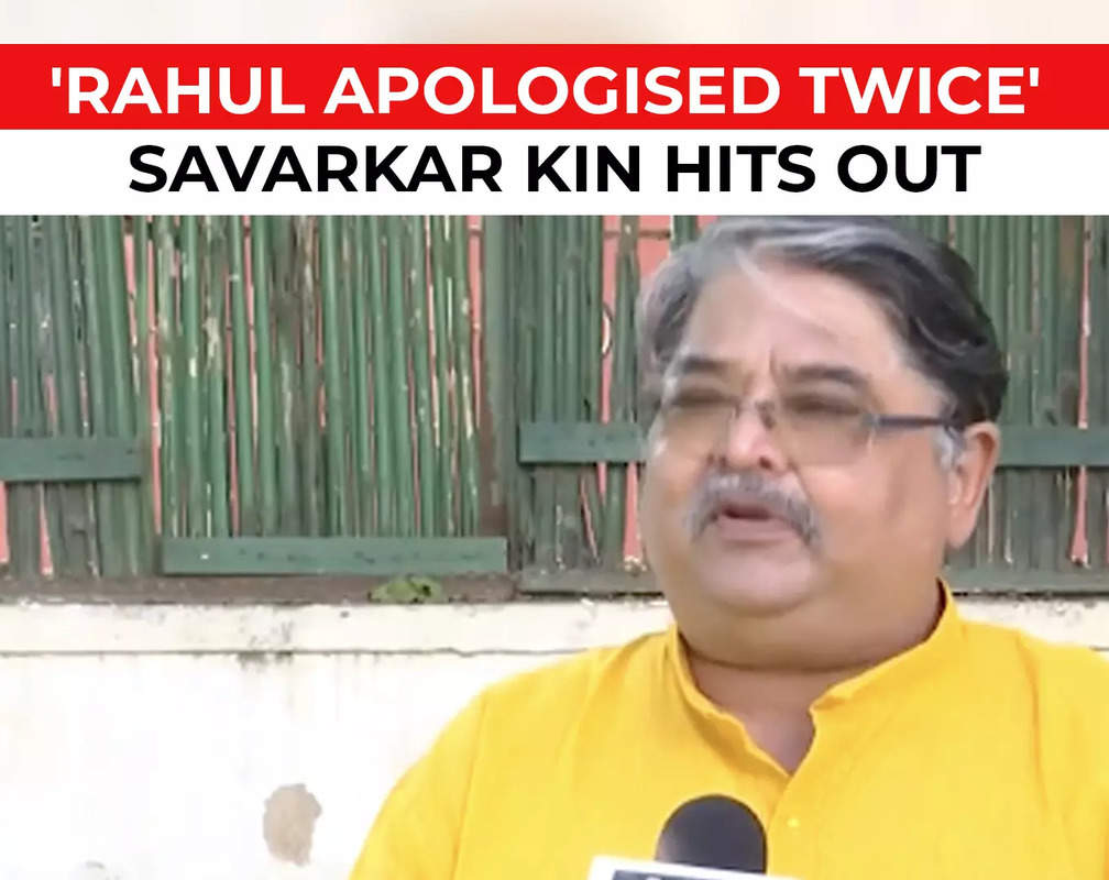 
'Rahul Gandhi said sorry twice': Savarkar's grand nephew slams Congress leader over repeated insults
