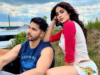 Janhvi Kapoor takes a jibe at Varun Dhawan's shirtless pool picture, actor gives a witty response