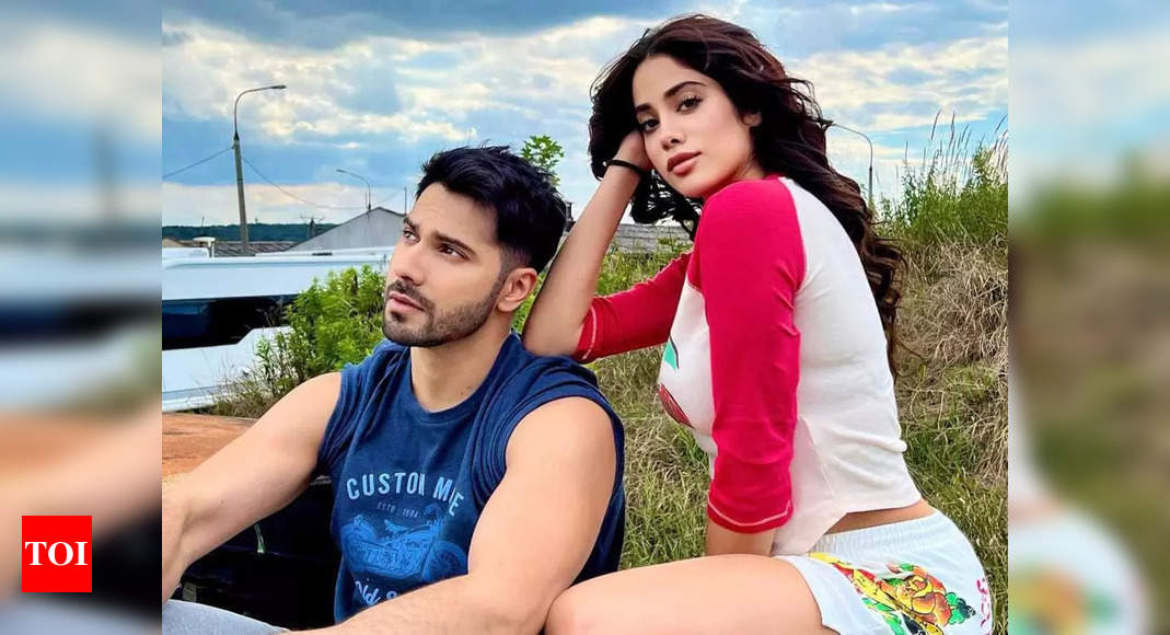 Janhvi Kapoor takes a jibe at Varun Dhawan’s shirtless pool picture, actor gives a witty response – Times of India