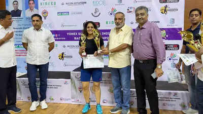 Jaipur shuttler Himani Punia triumphs at Indian Masters Veterans Badminton Championship