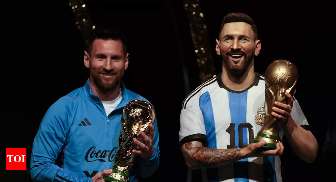 Lionel Messi statue to stand next to Diego Maradona, Pele at CONMEBOL museum | Football News – Times of India