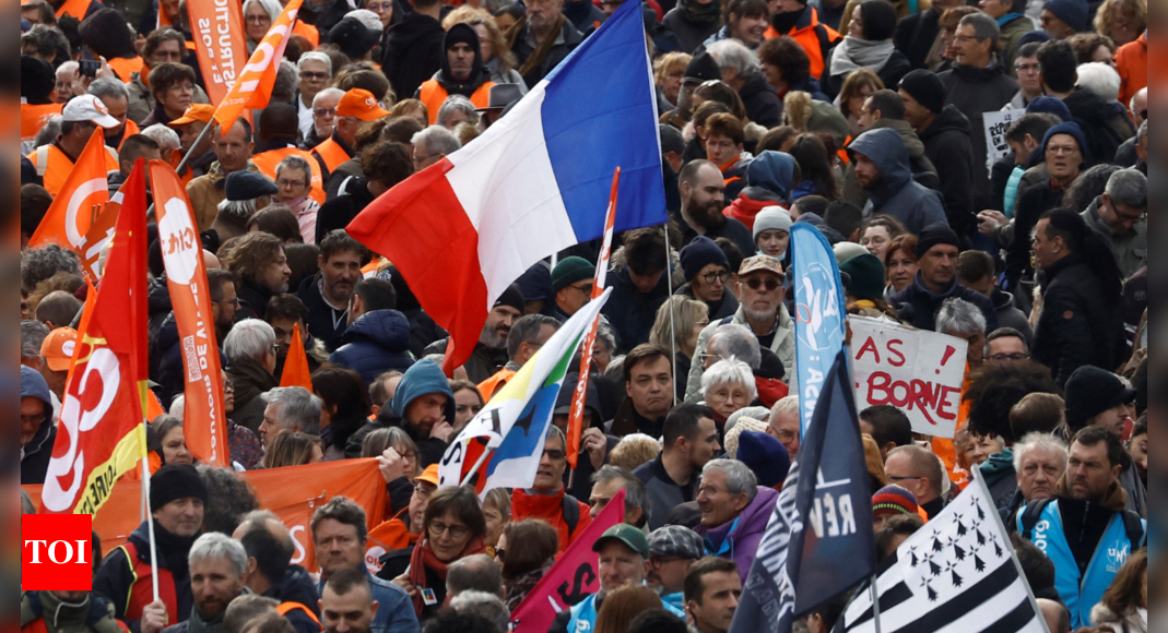 France braces for violence in new wave of pension protests – Times of India