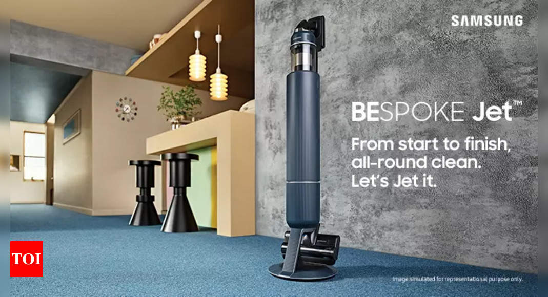 Samsung: Samsung launches Bespoke Jet series and Jet Bot+ vacuum cleaners in India – Times of India